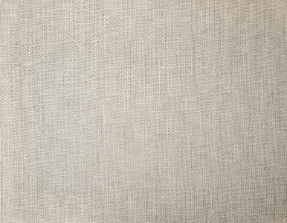 Toile de lin naturel, trame visible
