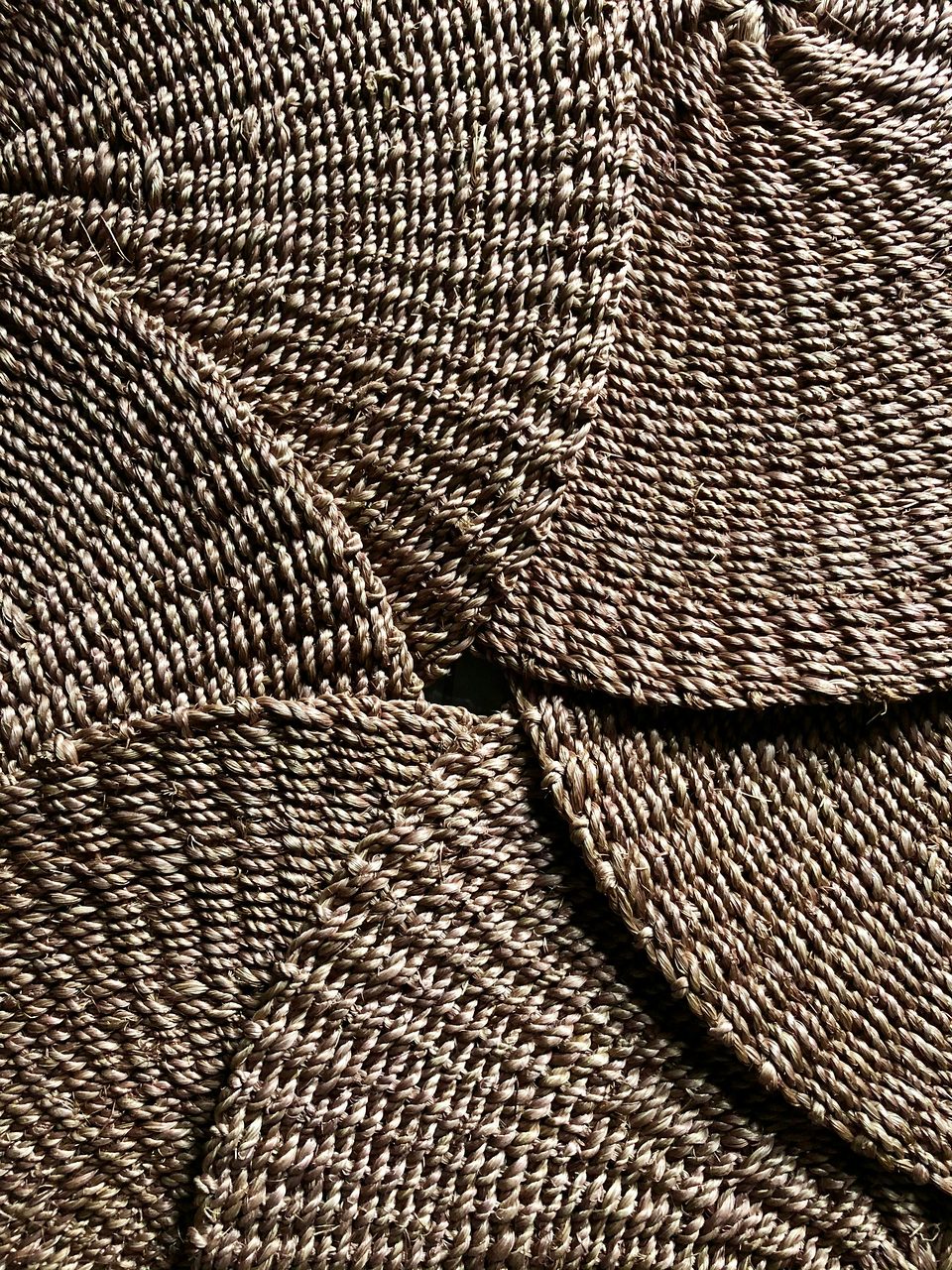 Tressage de fibre végétale en éventail